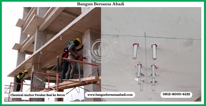 Chemical Anchor Perekat Besi ke Beton
